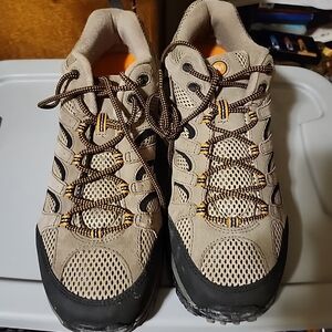 Merrell Beige and Black Athletic Shoes